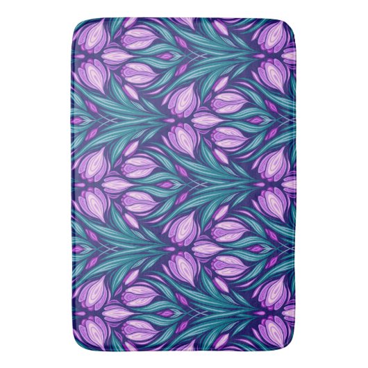 Tapis De Bain Crocus printaniers (devant Vertical)