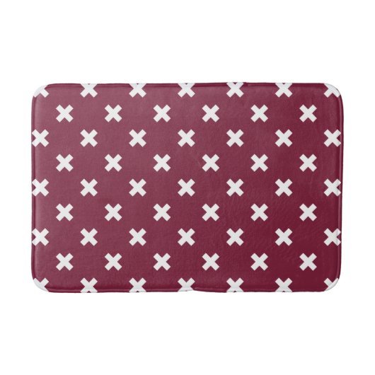 Tapis De Bain Croix blanche sur mûrier (Devant)