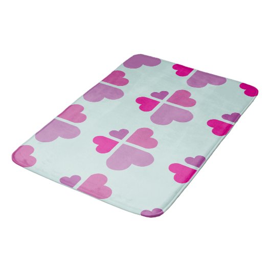 Tapis De Bain Croix de cœurs (Angle)