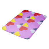 Tapis De Bain Croix de cœurs (Angle)