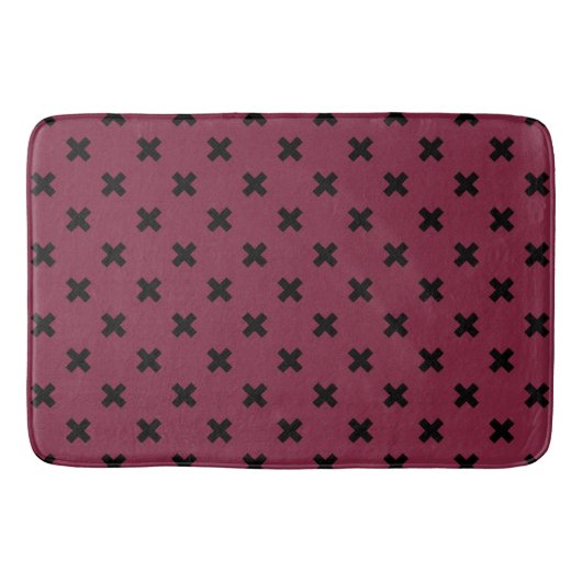 Tapis De Bain Croix noire sur mûrier (Devant)