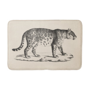 Tapis De Bain Croquis Brodtmann Leopard