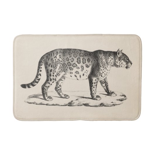 Tapis De Bain Croquis Brodtmann Leopard (Devant)
