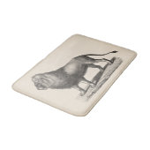 Tapis De Bain Croquis Brodtmann Lion (Angle)