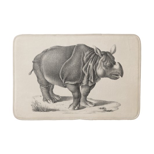 Tapis De Bain Croquis Brodtmann Rhinoceros (Devant)
