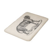 Tapis De Bain Croquis de Brodtmann Tiger (Angle)