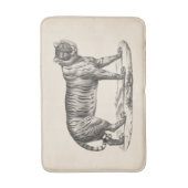 Tapis De Bain Croquis de Brodtmann Tiger (Devant (Vertical))