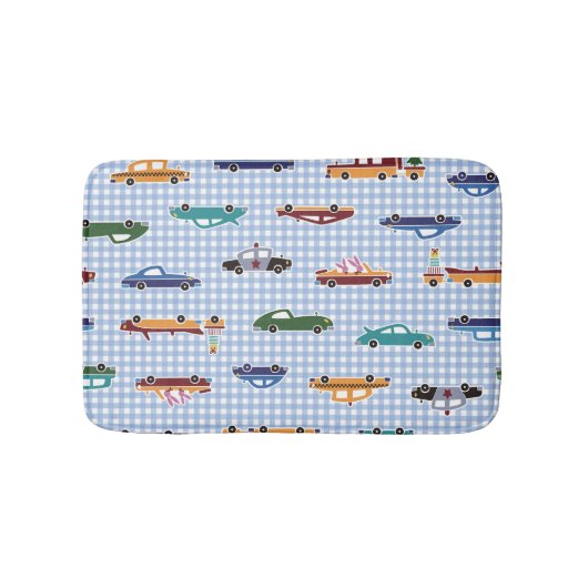 Tapis De Bain Croquis De Voiture Cute : Simple Et Simple (Devant)