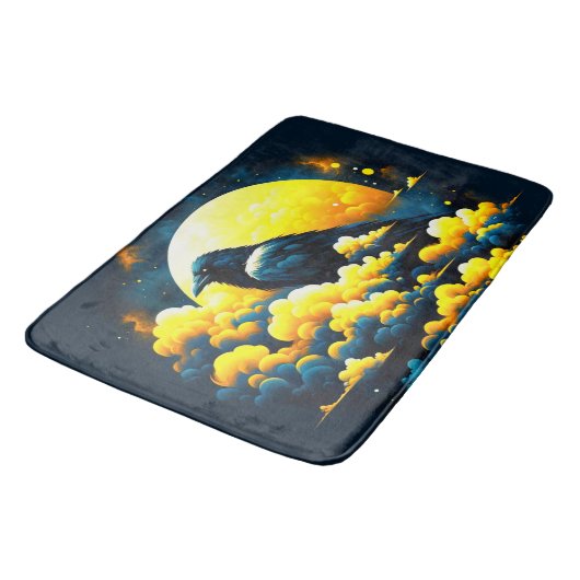 Tapis De Bain Crow Art (Angle)