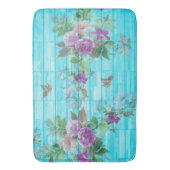 Tapis De Bain Cru de turquoise (devant Vertical)