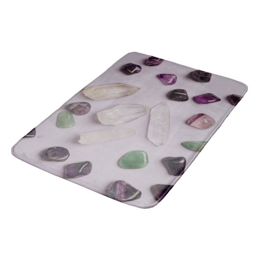 Tapis De Bain Crystals Gems Energy Vibes Conception Bain Mat (Angle)
