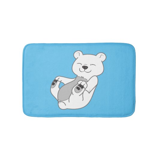 Tapis De Bain Cube à ours polaires (Devant)