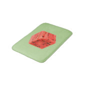 Tapis De Bain Cube d'origine frais de pastèque rouge sucrée (Angle)