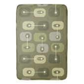 Tapis De Bain Cubes de Squishy Abstraits Vert olive (devant Vertical)
