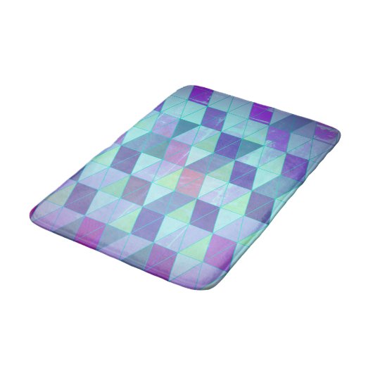 Tapis De Bain Cubes en triangles Motif géométrique (Angle)