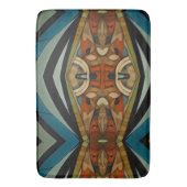 Tapis De Bain Cubiste Abstraite Art Déco inspiré 5 (devant Vertical)