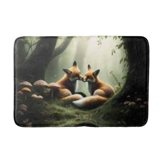 Tapis De Bain Cuddle Fox dans la forêt de Misty (Devant)