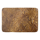 Tapis De Bain Cuir Brown Faux (Devant)
