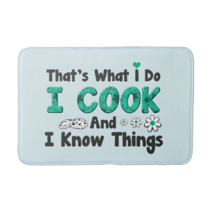 Tapis De Bain Cuisine d'art culinaire mignon