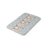 Tapis De Bain Cuisine Florale Souris Couronne Fleur (Angle)