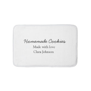 Tapis De Bain Cuisiniers maison ajoutez votre texte nom personna