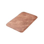 Tapis De Bain Cuivre brossé, texture métallique. (Angle)