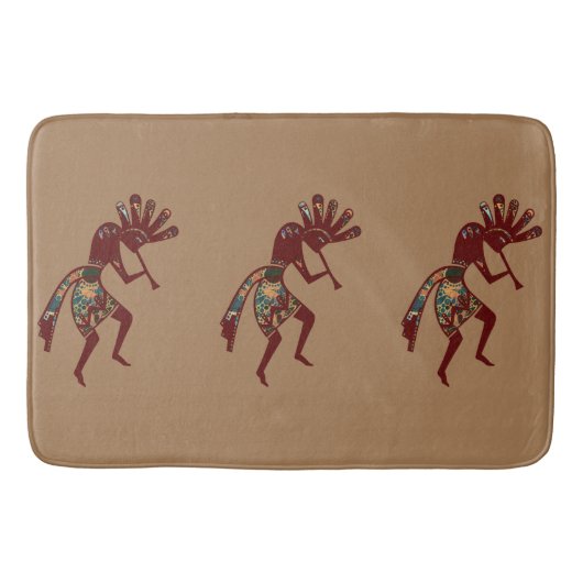 Tapis De Bain Culture amérindienne - Danse Kokopelli 3 (Devant)