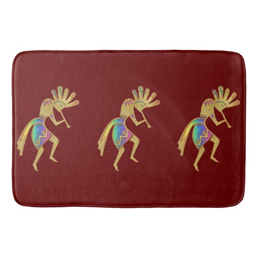 Tapis De Bain Culture amérindienne - Danse Kokopelli 5 (Devant)