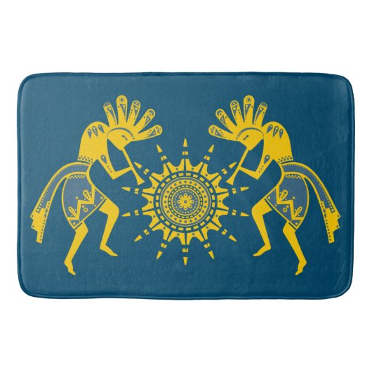 Tapis De Bain Culture amérindienne - Soleil Danser Kokopelli 6 (Devant)