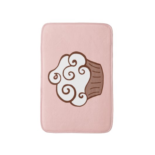 Tapis De Bain Cupcake Bath Mat Rug (Devant (Vertical))