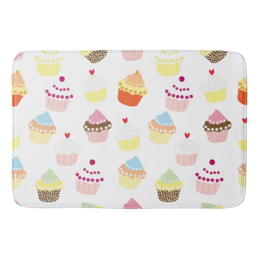 Tapis De Bain Cupcakes Delicious Decorated Birthday (Devant)
