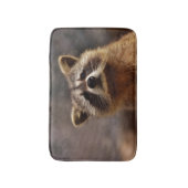 Tapis De Bain Curieux Photo Raccoon (Devant (Vertical))