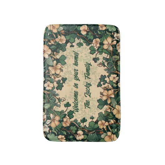 Tapis De Bain customizable St. Patrick's day (Devant (Vertical))