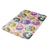 Tapis De Bain Cute and Funny Easter Eggs Cartoon (Angle)