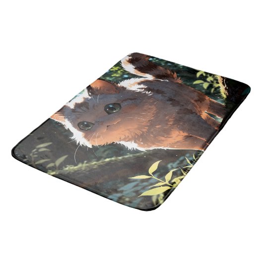 Tapis De Bain Cute anime cat (Angle)
