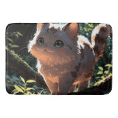Tapis De Bain Cute anime cat (Devant)