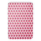 Tapis De Bain Cute Aquarelle Coeurs Simple Valentines Motif (devant Vertical)