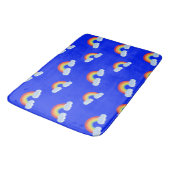 Tapis De Bain Cute arc-en-ciel avec Motif nuages (Angle)