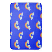 Tapis De Bain Cute arc-en-ciel avec Motif nuages (devant Vertical)