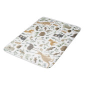 Tapis De Bain Cute Australian Animals Végétation Feuille Enfants (Angle)