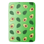 Tapis De Bain Cute Avocados tranche été vert dégradé Motif (devant Vertical)