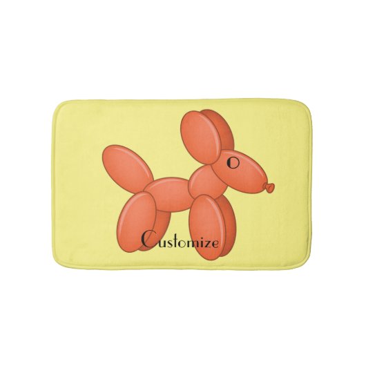 Tapis De Bain Cute Balloon Chien Thunder_Cove (Devant)