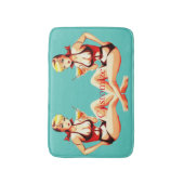 Tapis De Bain Cute Blonde Martini Bikini Girl Thunder_Cove (Devant (Vertical))