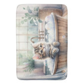 Tapis De Bain Cute Bubbly Kitten Temps de bain (devant Vertical)