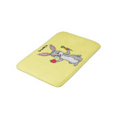 Tapis De Bain Cute bunny rabbit with vegetables (Angle)