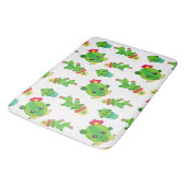 Tapis De Bain Cute Cactus, Green Cactus, Motif Cactus (Angle)