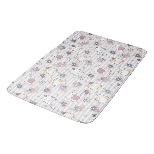 Tapis De Bain Cute cat pattern (Angle)