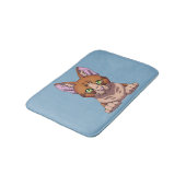 Tapis De Bain Cute chat (Angle)