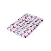 Tapis De Bain Cute Chats et Coeurs Motif (Angle)