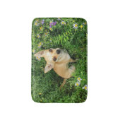 Tapis De Bain Cute Chihuahua dans la prairie (Devant (Vertical))